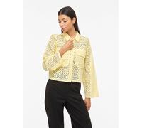 Vila Bluse "Vimerinda" in Gelb - Größe L | Damen Blusen