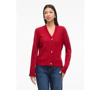 Vila Cardigan "Miraz" in Rot - Größe L | Damen Pullover Cardigans