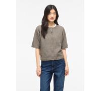VILA Regular Fit Cardigan in Strick-Optik Modell 'Iga' in Taupe, Größe XS