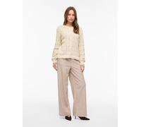 Vila Female Strickjacke VILOWEN Rundhals