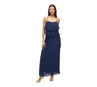 Trägerkleid VILA "VICHIFFON SINGLET PLEATS DRESS - NOOS" Gr. 36, N-Gr, blau (navy blazer) Damen Kleider (57395644-36) navy blazer