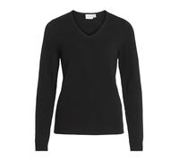 Vila Pullover VIRIL V‑Ausschnitt Langarm Damen Schwarz XL