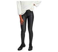 Vila Commit Coated Skinny New Hosen XS Black