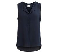 Vila Clothes Damen VILUCY S/L TOP - NOOS Top,per Pack Blau (Total Eclipse Total Eclipse),36 (Herstellergröße:S)