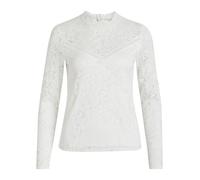 Vila Stasia Lace Langarm-t-shirt Mit Stehkragen L Cloud Dancer