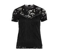 Vila Damen Vistasia S/S Lace - Noos Top, Schwarz, L EU