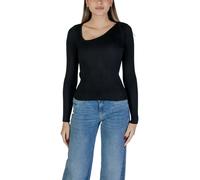 Vila Clothes Vila Elegance V-Neck Pullover Damen Schwarz - Größe: M