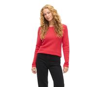 VILA Strickpullover mit gerippten Abschlüssen Modell 'dalo' in Rot, Größe S