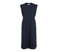Vila Damen Kleid VILONEA O-NECK C/S MIDI DRESS (DE/NL/SE/PL, Alphanumerisch, XL, Regular, Regular, navy blazer)