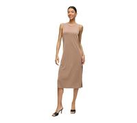 Vila Damen Midi Kleid VIModala O-Neck Schlichtes Trägerkleid mit Beinschlitz 14101675 Mountain Trail M
