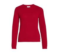 Vila Damen Pullover Vidalo O-Neck L/S Knit Top- Noos (DE/NL/SE/PL, Alphanumerisch, M, Regular, Regular, barbados cherry)
