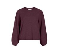 Vila Damen-Pullover Weich und Bequem mit Rundhals, Farben:Bordeaux, Größe:L