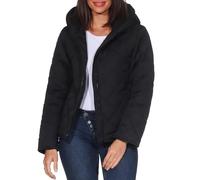 Vila Damen Steppjacke gesteppte Übergangsjacke mit Kapuze VIQuila Hood 14111823 Black 42