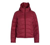 Vila Damen Steppjacke VISIBIRIA L/S SHORT NEW HOOD JACKET/PB (38, beet red)