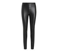 Vila Damen Vibarb Coated Hw - Noos Leggings, Schwarz, XS EU