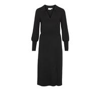 Vila Damen Vicomfy L/S Collar Rib Knit Dress - Noos Kleid (1er Pack)