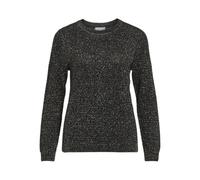 VILA Strickpullover mit Strukturmuster Modell 'DALO' in Black, Größe XL