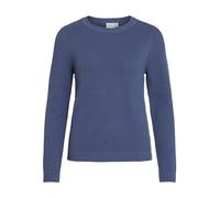 Vila Damen Vidalo O-Neck L/S Knit Top-Noos Strickpullover,Bijou Blue,XL