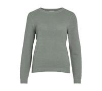 Vila Damen Vidalo O-Neck L/S Knit Top-Noos Strickpullover,Chinois Green,M