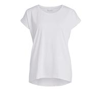 Vila Damen Vidreamers New Pure T-Shirt Einfarbig, Jersey, Viertelarm, Normal, weiß, XS