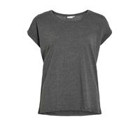 Vila Damen Vidreamers New Pure T-Shirt/Su-noos T-Shirt, Medium Grey Melange, XXL EU