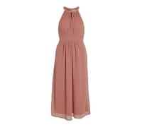 Vila Damen Viedee S/L Halterneck Midi Dress/Dc/Ka Abendkleid 14095620,Brick Dust,40