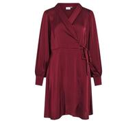 Vila Damen Vienna Ravenna L/S Short Wrap Dress-noos Kleid