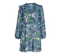 Vila Damen Vifalia Fine V-Neck L/S Dress/Su Sommerkleid