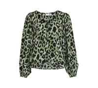 Vila Damen Vifini V-neck L/S Top/Su - Noos Langarmshirt, Mineral Green, 38 EU