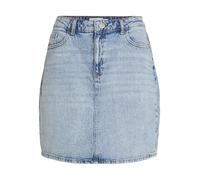 Vila Damen Vikaja Jaf LBD Denim Skirt- Noos Rock 14084735,Light Blue Denim,42