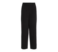 Vila Damen Vikamma Hw Pant - Noos Hose, Schwarz, 34 EU