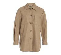 Vila Damen Vikimmi Shirt L/S Jacket - Noos, Tigers Eye, XXL EU