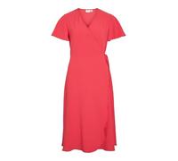 Vila - Bekleidung Vilovie S/S Wrap Midi Dress - Noos - Rosa - Größe 36