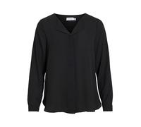 Vila Damen Vilucy L/S Shirt - Fav, Black, XL