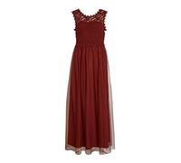Vila Damen Vilynnea Maxi - Noos Dress, Fired Brick, 34 EU