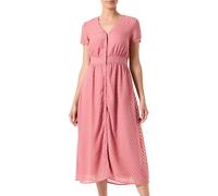 Vila Damen Vimichelle S/S V-Neck Midi Dress/Ka Midikleid