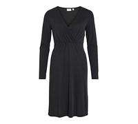 Vila Damen Vimodala L/S Wrap Midi Su-Noos Dress