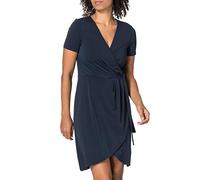 Vila Damen VINAYELI S/S Knee WRAP Dress/SU-NOOS Kleid, Navy Blazer, M