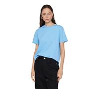 Vila Damen Vinora S/S T-Shirt-Noos (DE/NL/SE/PL, Alphanumerisch, M, Regular, Regular, blissful blue)