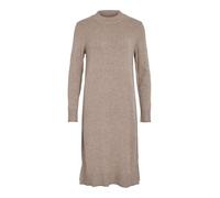 Vila Damen Viril Crew Neck L/S Midi Dress-Noos Kleid, Falcon,M