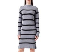 Vila Damen Viril L/S Mockneck Knit Dress/Ln Kleid