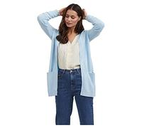 Vila Damen Viril Open L/S Knit Cardigan - Noos Strickjacke, Kentucky Blue, L