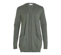 Vila Damen Viril Open L/S Knit Cardigan - Noos Strickjacke, Laurel Wreath, XL EU