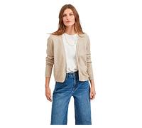 VILA Damen Strickjacke creme, Größe XXL, 5058148 Creme XXL