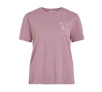 Vila Damen Visybil Abstract O-Neck S/S Top