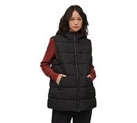 Vila Damen Vitate S/L Puffer Vest - Noos Weste, Schwarz, 38 EU