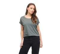 Rundhalsshirt VILA "VIDREAMERS NEW PURE T-SHIRT/SU-NOOS", Damen, Gr. S, balsam grün, Jersey, Obermaterial: 50% Baumwolle, 50% Polyester, unifarben, regular fit normal, Rundhals, Shirts Rundhalsshirt, 