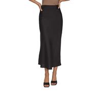 Vila Maxirock Ellette High-Waist Schwarz Größe 42 Damen