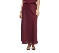 Maxirock VILA "VIELLETTE HW LONG SKIRT - NOOS", Damen, Gr. 36, port royale, Web, Obermaterial: 100% Polyester, unifarben, Basic schmal wadenlang, Röcke Maxirock, Kunstfaser (46316751-36) port royale