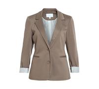 Vila Damen Jersey Blazer Damenjacke Sakko mit Knopfleiste VISaga 14114071 Falcon S